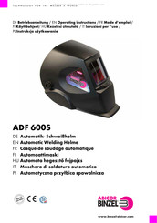 Abicor Binzel ADF 600S Mode D'emploi