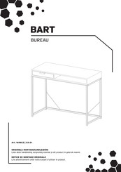 Gamma BART 165823 Notice De Montage Originale