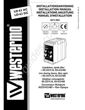 Westermo LD-63 AC Manuel D'installation