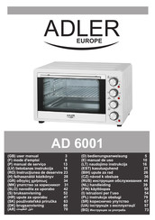 Adler europe AD 6001 Mode D'emploi