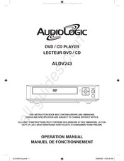 AudioLogic ALDV243 Manuel De Fonctionnement