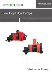 Johnson Pump Spxflow Low Boy Bilge Mode D'emploi