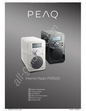 Peaq PDR200 Mode D'emploi