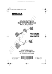 Honda UMK425E Manuel D'utilisateur