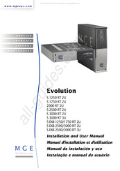 MGE Evolution S EXB 2500 RT 2U Manuel D'installation Et D'utilisation