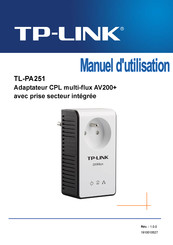 TP-Link TL-PA251 Manuel D'utilisation