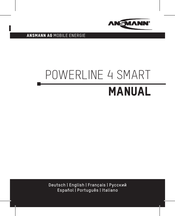 ANSMANN POWERLINE 4 SMART Mode D'emploi