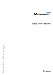 thomann Millenium Focus Junior batterie Instructions De Montage