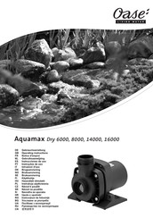 Oase AquaMax Dry 14000 Notice D'emploi