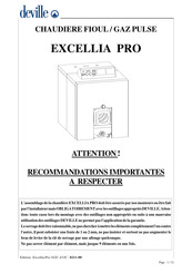 deville Excellia Pro 162C Notice De Montage Et D'entretien