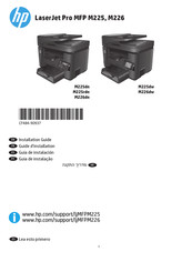 HP LaserJet Pro MFP M226 Serie Guide D'installation