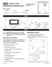 Uline H-5837 Mode D'emploi