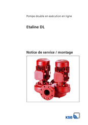 KSB Etaline DL Notice De Service / Montage