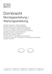Dornbracht 11 285 811-FF Instructions De Montage Et De Fonctionnement