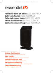 essentiel b ECSB 1500 MECA Notice D'utilisation