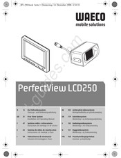 Waeco PerfectView LCD250 Instructions De Montage Et De Service