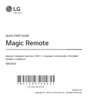 Lg Magic Remote Guide De Démarrage Rapide