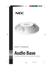 NEC Audio Base Mode D'emploi