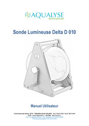 AquaLabo AQUALYSE Delta D 010 Manuel Utilisateur