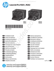 HP LaserJet Pro M201 Série Guide D'installation