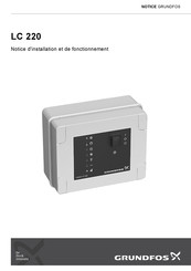 Grundfos LC 220 Notice D'installation Et De Fonctionnement