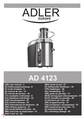 Adler europe AD 4123 Mode D'emploi