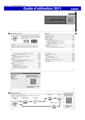 Casio 3511 Guide D'utilisation