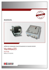 IBC control VariMax25 Manuel D'utilisation