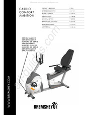 Bremshey Sport CARDIO COMFORT Mode D'emploi