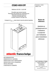 Atlantic 021724 Instructions Pour L'installateur