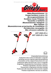 Grizzly Tools ART 2020-25 Li Traduction De La Notice D'utilisation Originale