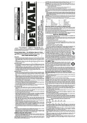 DeWalt DW960 Guide D'utilisation