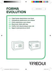 Arregui FORMA EVOLUTION Mode D'emploi