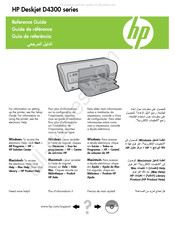 HP Deskjet D4300 Série Guide De Référence