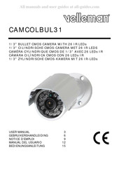 Velleman CAMCOLBUL31 Notice D'emploi