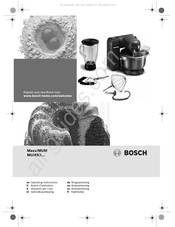 Bosch MaxxiMUM MUMXX40G Notice D'utilisation