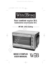 White&Brown MF 260-Slim Cooking Mode D'emploi