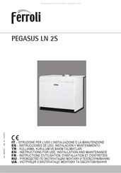 Ferroli Pegasus 289 LN 2S Instructions D'utilisation, D'installation Et D'entretien