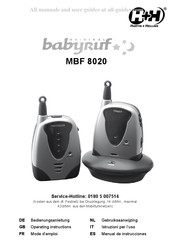 H+H ORIGINAL babyruf MBF 8020 Mode D'emploi