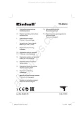 EINHELL 45.221.70 Instructions D'origine