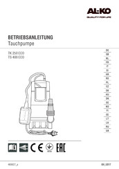 AL-KO TS 400 ECO Traduction De La Notice D'utilisation Originale