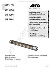 AKO BS 1201 Instructions De Montage Et D'utilisation