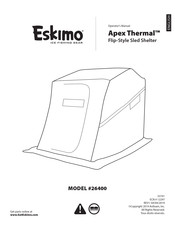 Eskimo Apex Thermal 26400 Manuel De L'utilisateur
