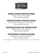 Maytag MDE18PD Instructions D'installation