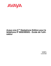 Avaya one-X Deskphone Edition 9650G Guide De L'utilisateur