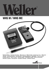 Weller WHS MC Mode D'emploi