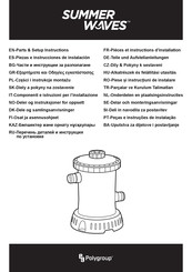 Polygroup Summer Waves RX1500 Instructions D'installation