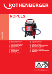 Rothenberger ROPULS F Instructions D'utilisation
