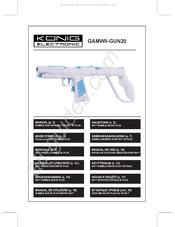 König Electronic GAMWII-GUN20 Mode D'emploi