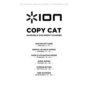 ION COPY CAT Guide D'utilisation Rapide